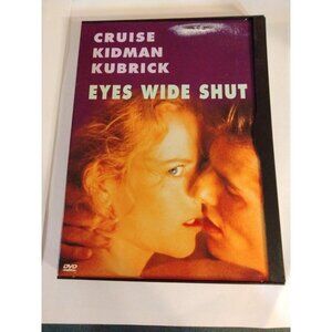 Eyes Wide Shut DVD 1999 Tom Cruise Nicole Kidman Stanley Kubrick Drama